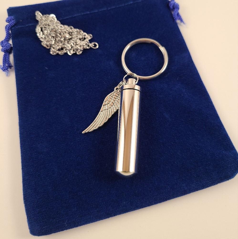 Cremation Necklace or Keychain